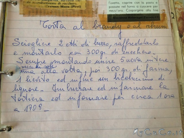 Ricetta della mia mamma