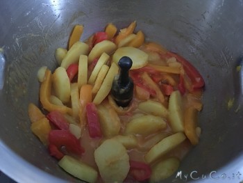 Patate e peperoni
