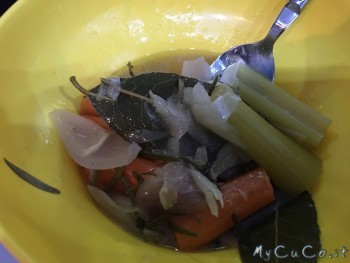 Verdure avanzate dalla cottura del Vitello Tonnato