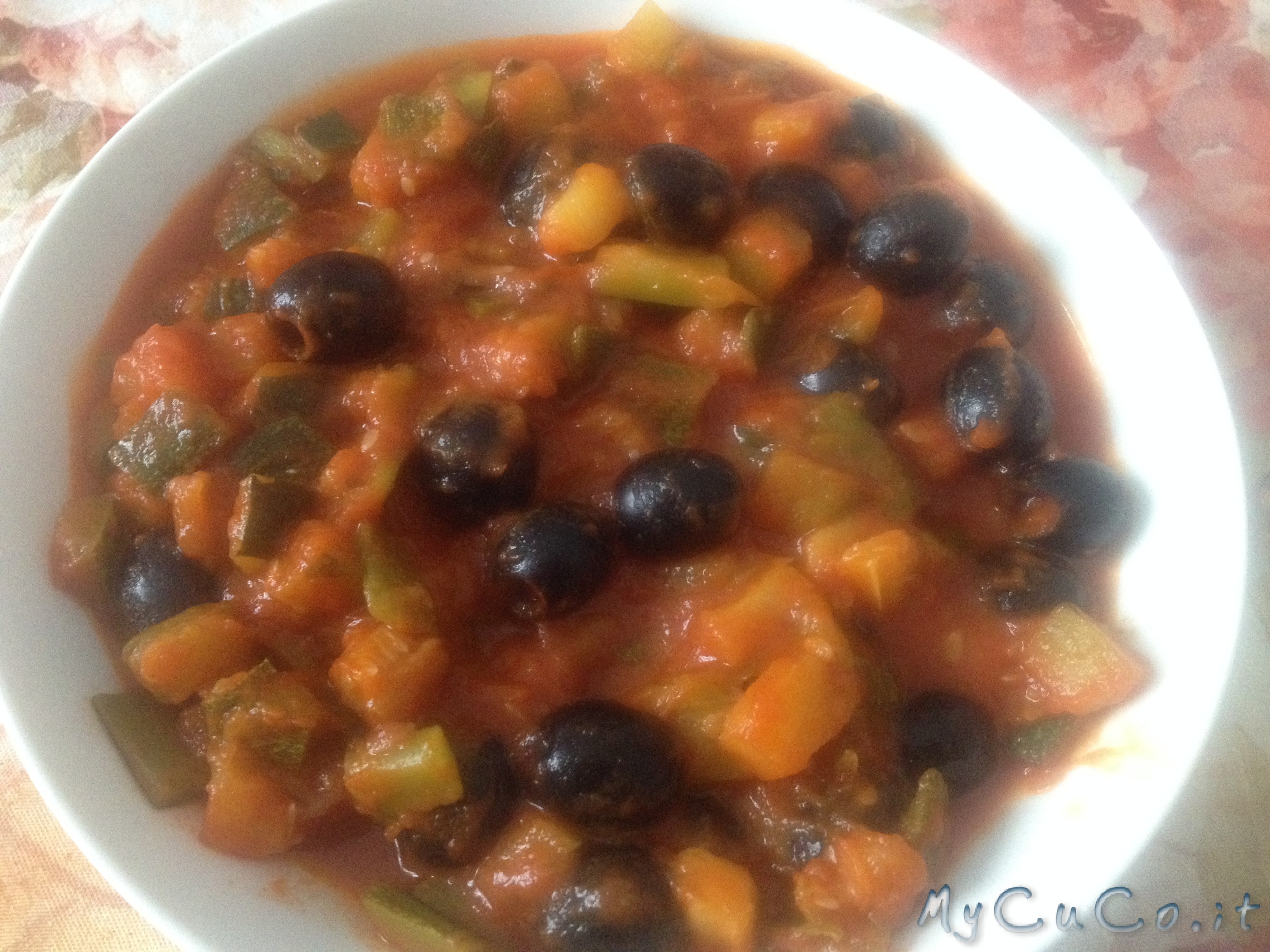 Zucchine e Olive Nere