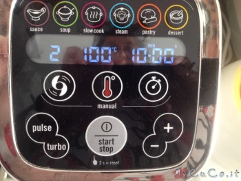 vel 2, 100° per 10 minuti
