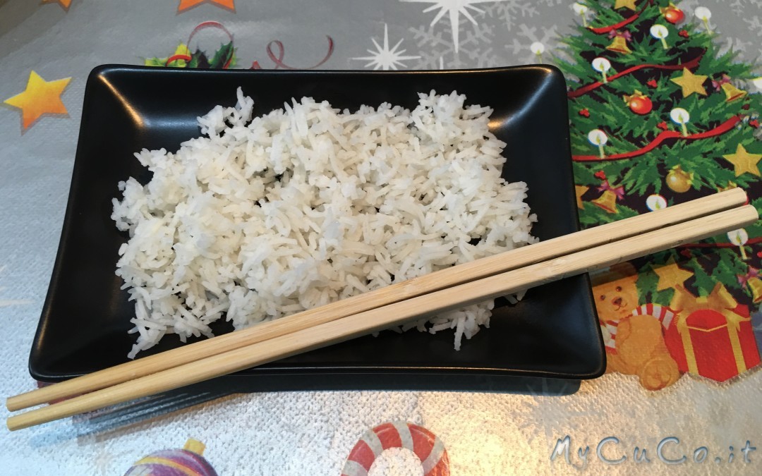 Riso basmati al vapore con vaporiera optional e pulizia della pentola
