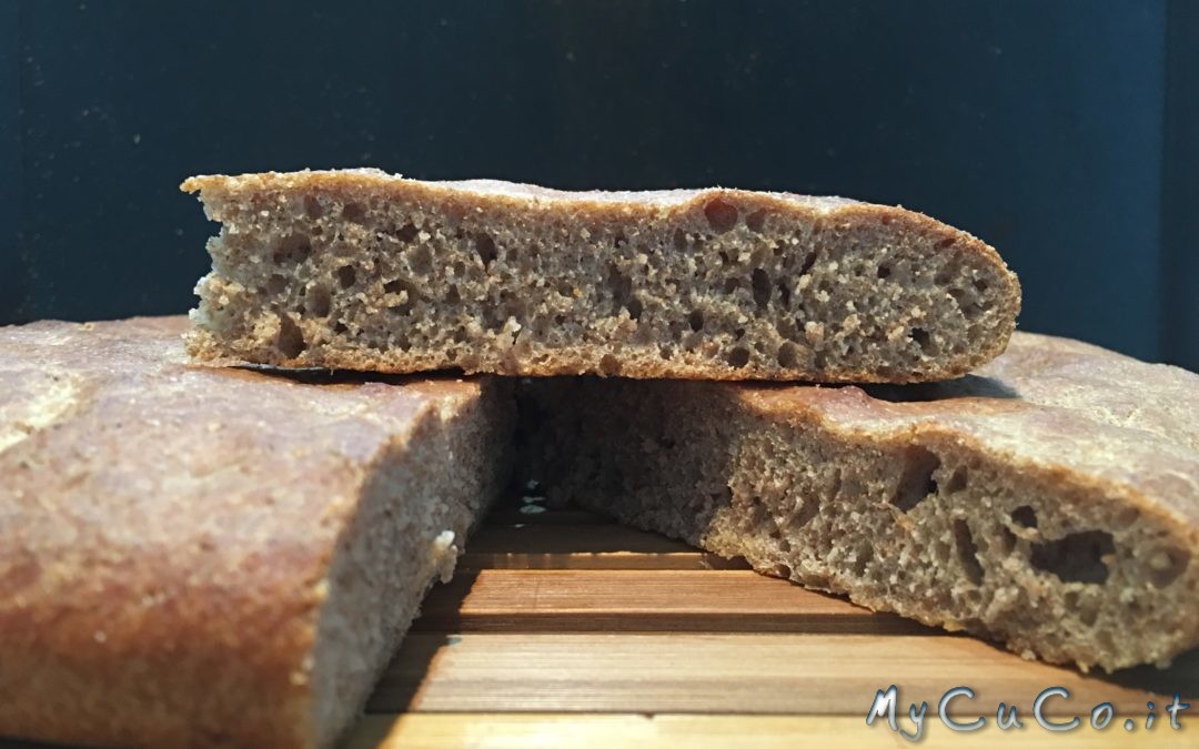Focaccia integrale con Cuisine Companion