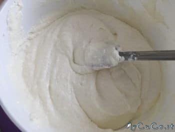 Base del semifreddo ricotta e amarene