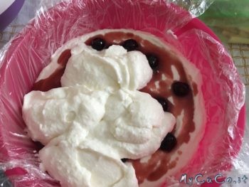 Base del semifreddo ricotta e amarene