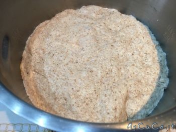 Impasto delle focaccine lievitato