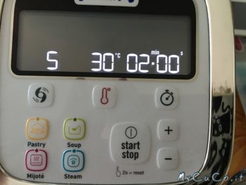 vel 5, 30°, 2 minuti