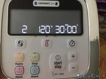 vel 2, 120°, 30 minuti