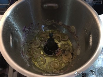 olio e cipolla appassita