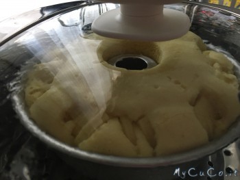 MyCuCo, torta di mele al vapore, in cottura