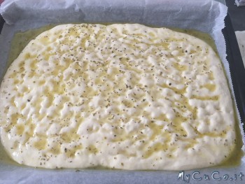 Focaccia veloce con manitoba, My CuCo