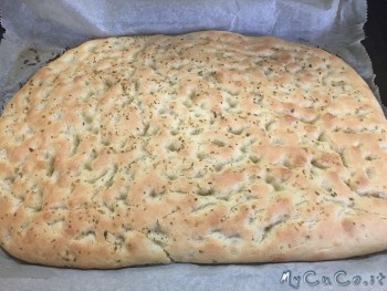 Focaccia veloce con manitoba, My CuCo