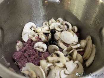 fusilli integrali risottati, con salsiccia e funghi - mycuco.it