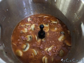 fusilli integrali risottati, con salsiccia e funghi - mycuco.it