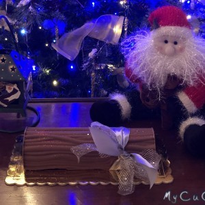 Tronchetto di Natale, torrone al cioccolato e nocciole - mycuco.it