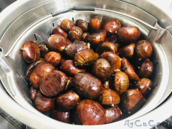 Castagne o Marroni al vapore col CuCo - mycuco,it