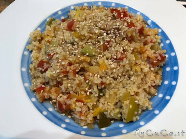 Bulgur con verdure