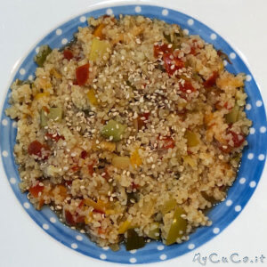 Bulgur con verdure