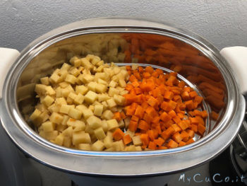 Insalata russa con il Companion Moulinex