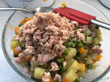 Insalata russa con il Companion Moulinex
