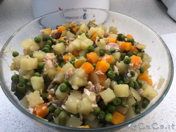 Insalata russa con il Companion Moulinex