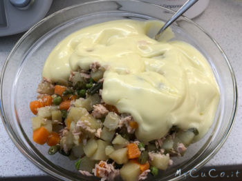 Insalata russa con il Companion Moulinex