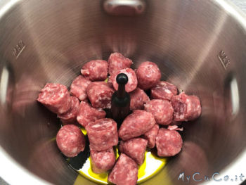 Salsicce e Peperoni con il Companion Moulinex