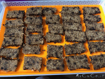 barrette mela, avena e cioccolato