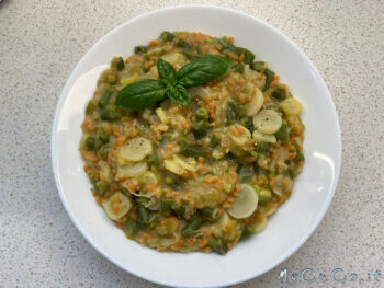 Legumotti risottati, non risotto con fagiolini e porri - MyCuCo.it
